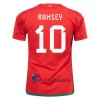 Virallinen Fanipaita Wales RAMSEY 10 Kotipelipaita MM-Kisat 2022 - Miesten